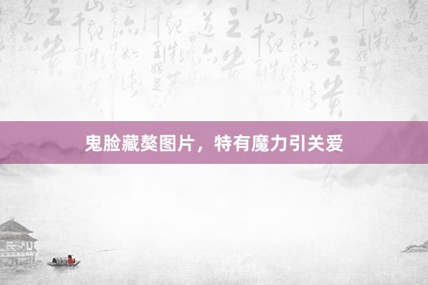鬼脸藏獒图片，特有魔力引关爱